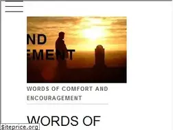 Sites similar to wordsofcomfortandencouragement.com