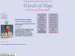 Sites similar to wordsofhope.org