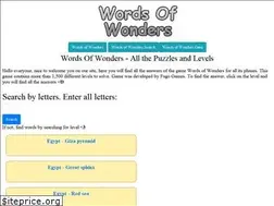 Sites similar to wordsofwonders.info