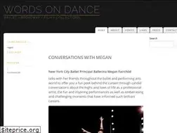 Sites similar to wordsondance.org