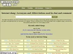 Sites similar to wordsoverweb.com