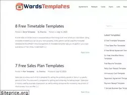 Sites similar to wordstemplates.com