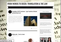 Sites similar to wordstodeeds.com