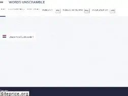 Sites similar to wordsunscramble.com