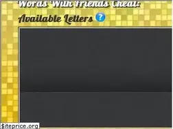Sites similar to wordswithfriends.org