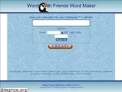 Sites similar to wordswithfriendswordmaker.com