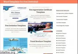 Sites similar to wordtemplates.org