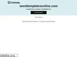 Sites similar to wordtemplatesonline.com