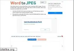 Sites similar to wordtojpeg.com