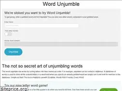 Sites similar to wordunjumble.com