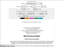 Sites similar to wordunscrambler.com