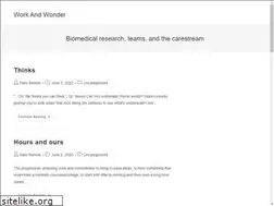 Sites similar to workandwonder.net
