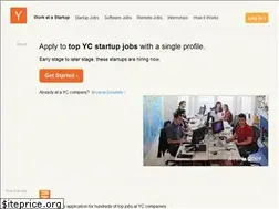 Sites similar to workatastartup.com