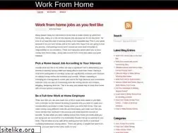 Sites similar to workathomereport.com