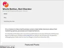 Sites similar to workbetternotharder.com