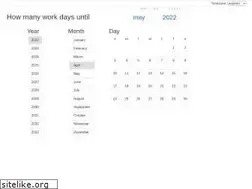 Sites similar to workdaysuntil.com