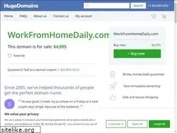 Sites similar to workfromhomedaily.com