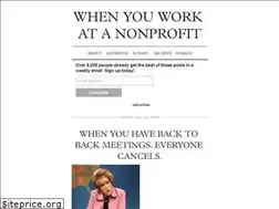 Sites similar to workingatanonprofit.tumblr.com