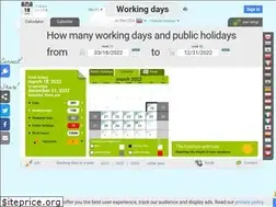 Sites similar to workingdays.us