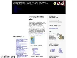 Sites similar to workingholidayinfo.com