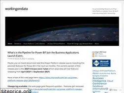 Sites similar to workingondata.wordpress.com