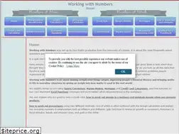 Sites similar to workingwithnumbers.com