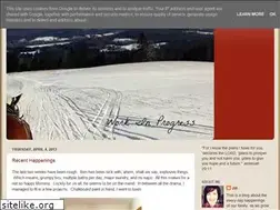 Sites similar to workinprogresspage.blogspot.com
