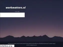 Sites similar to workmatters.nl