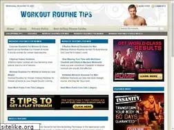 Sites similar to workoutroutinetips.net