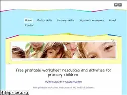 Sites similar to worksheetresources.com
