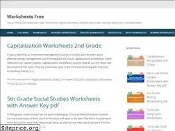 Sites similar to worksheetsfree.com