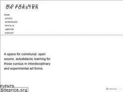 Sites similar to workshop-on-forster.de
