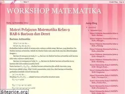 Sites similar to workshopmathematics.blogspot.com