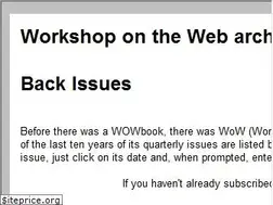 Sites similar to workshopontheweb.com