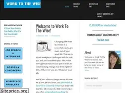 Sites similar to worktothewise.com