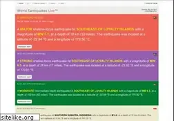 Sites similar to world-earthquakes.com