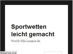 Sites similar to world-fifa-league.de