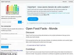 Sites similar to world-fr.openfoodfacts.org