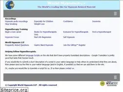 Sites similar to world-hypnosis.com