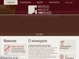 Sites similar to world-music-heritage.ru