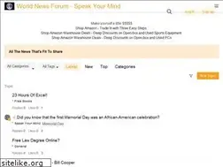 Sites similar to world-news-forum.com