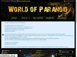Sites similar to world-of-paranoid.de