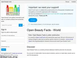 Sites similar to world.openbeautyfacts.org