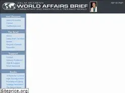 Sites similar to worldaffairsbrief.com