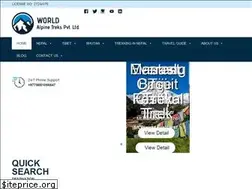 Sites similar to worldalpinetreks.com