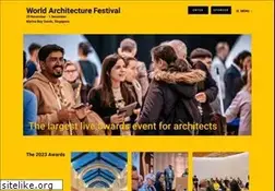 Sites similar to worldarchitecturefestival.com