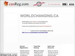 Sites similar to worldchanging.ca