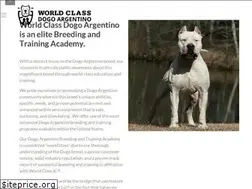 Sites similar to worldclassdogoargentino.com