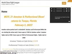 Sites similar to worldclassfightleague.com
