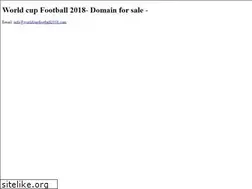 Sites similar to worldcupfootball2018.com